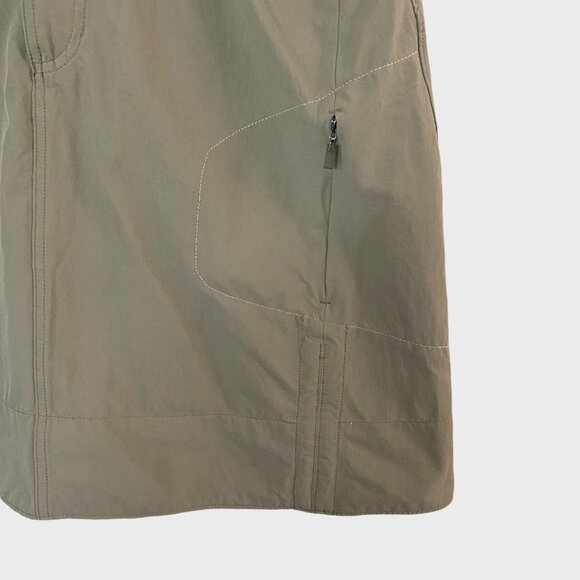 Mountain Hardwear La Strada Travel Skirt Tan Women's 6 Stretch Outdoors Hiking - Picture 6 of 10